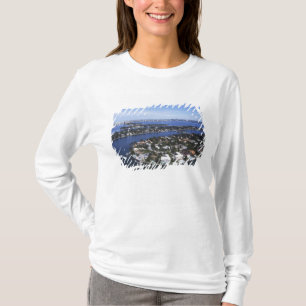 Camiseta Casas de ilha privada da Baía de Biscayne, Estrela