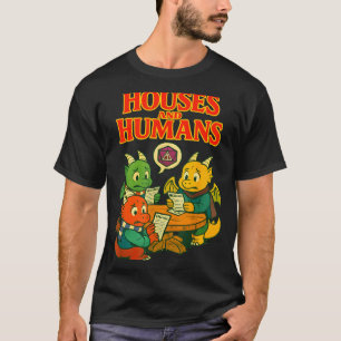 Camiseta Casas de jogos e humanos engraçados Rpg Gamer home