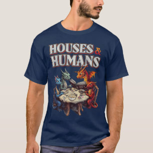 Camiseta Casas de jogos humanos engraçados RPG paródia Game