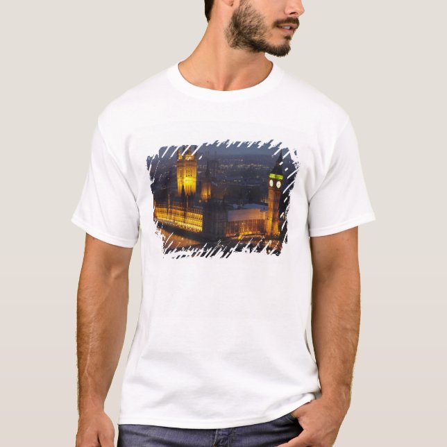 Camiseta Casas do Parlamento, Big Ben, Westminster (Frente)