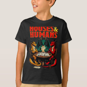 Camiseta Casas E Humanos Jogo De Dados De Rpg De Mesa Diver