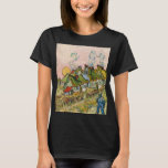 Camiseta Casas e números de Vincent van Gogh<br><div class="desc">Vincent van Gogh - Casas e Figura. Vincent Willem van Gogh (1853-1890) foi um pintor holandês do Posto-impressionista que se tornou,  postumamente,  uma das figuras mais famosas e influentes da história da arte ocidental.</div>