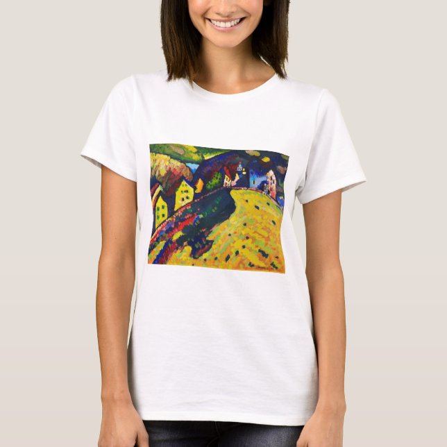 Camiseta Casas em Murnau, Wassily Kandinsky (Frente)
