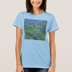 Camiseta Casas em Provença por Paul Cezanne, Arte Antiga