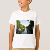 Casas flutuantes no canal Prinsengracht Amsterdam