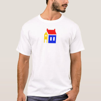 Camiseta Casas manufacturados feitas sob encomenda