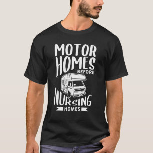 Camiseta Casas Móveis Antes das Casas de Repouso Reboque de