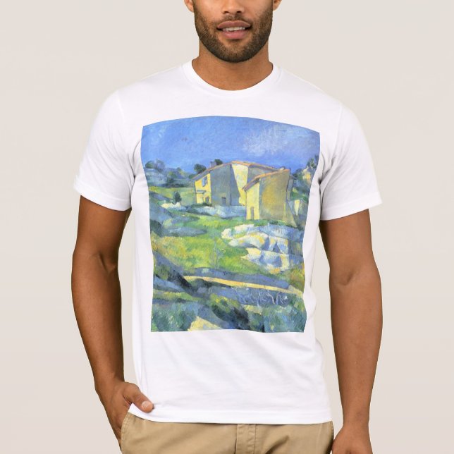 Camiseta Casas na Provença Paul Cezanne (Frente)