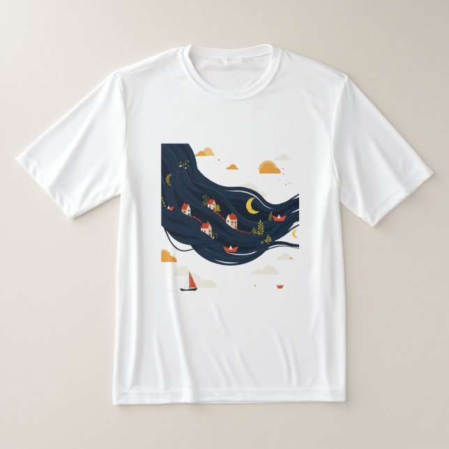 Camiseta Casas no cabelo (Postura )