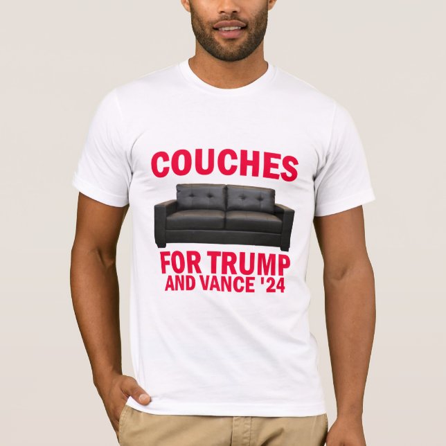 CAMISETA CASCA DE TRUMP E VANCE "24 (Frente)