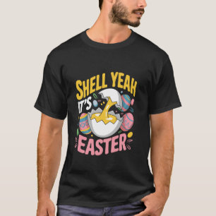 Camiseta Casca Sim É Páscoa Dia de Páscoa Ovo Chocolate Hu