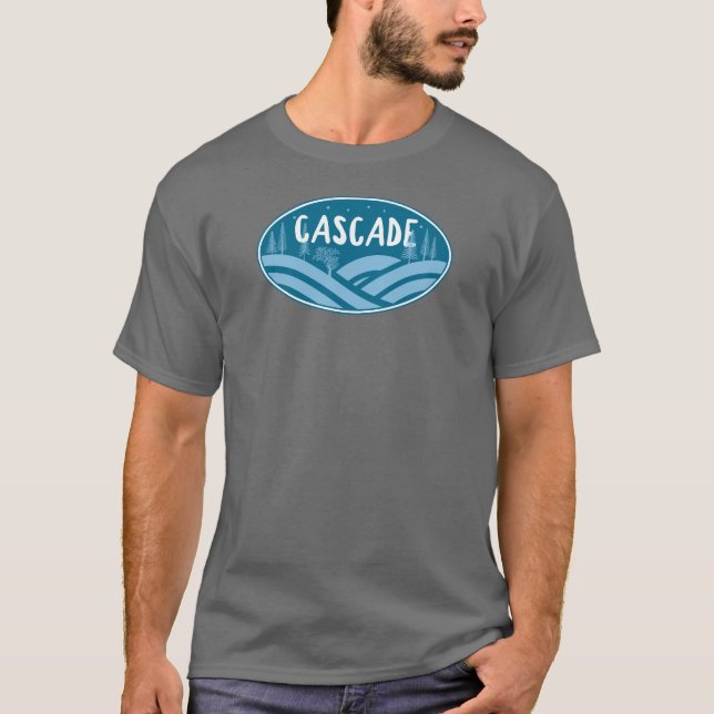 Camiseta Cascade Idaho Outdoor (Frente)