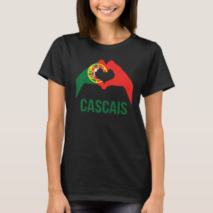 Camiseta Cascais Cidade Portuguesa Amor Portugal Bandeira