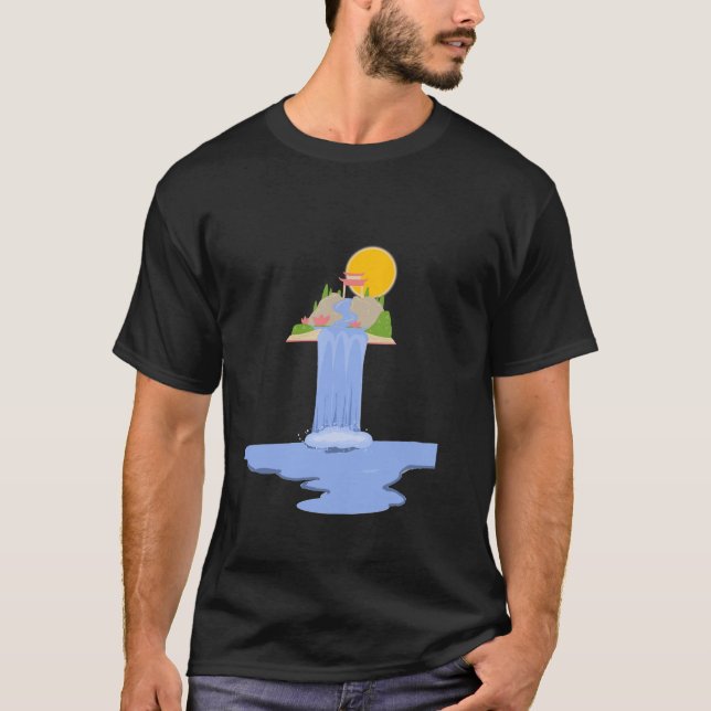 Camiseta cascata (Frente)