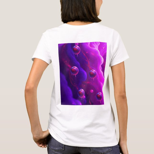 Camiseta Cascata Água Doce Ameixa (Verso)