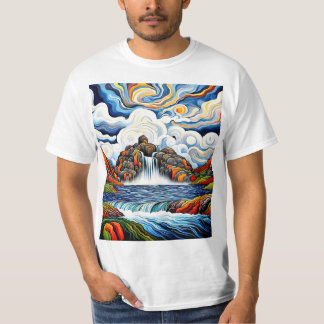 Camiseta Cascata de montanha 4