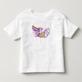 Camiseta Cascata de Sorvete de Arco-íris de Unicórnio
