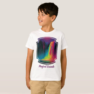 Camiseta Cascata mágica, serenidade cativante