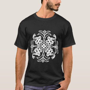 Camiseta Cascavel-preto-e-branco-tribal