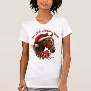 Camiseta Cascos cheios de Magia de Natal