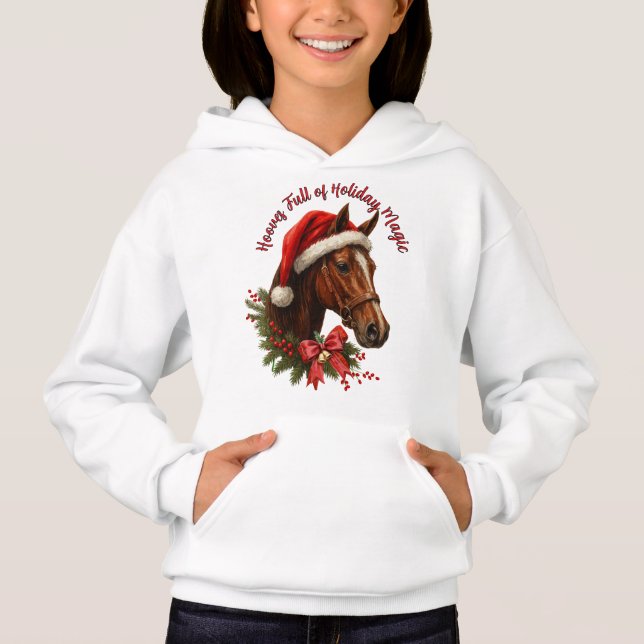 Camiseta Cascos cheios de Magia de Natal (Frente)