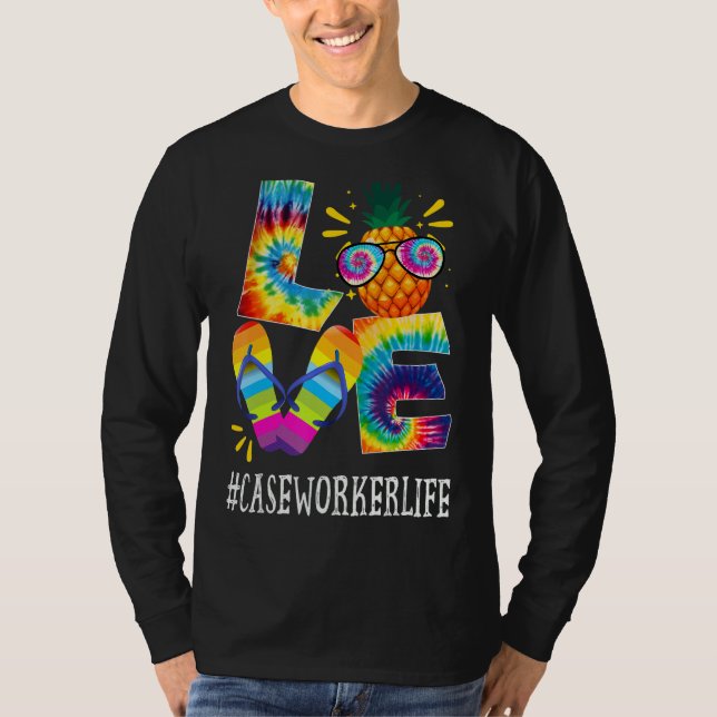 Camiseta Case Worker Love Pineapple Summer Off Duty Tie D (Frente)