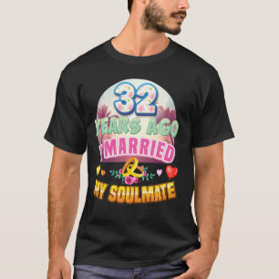 Camiseta Casei-Me Com O Meu Colaborador Há 32 Anos.