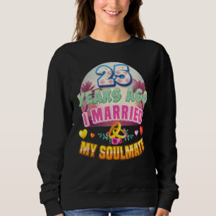Camiseta Casei-Me Com O Meu Colar Há 25 Anos.