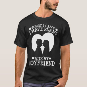 Camiseta Casei-me, desculpe, não posso ter planos com o meu