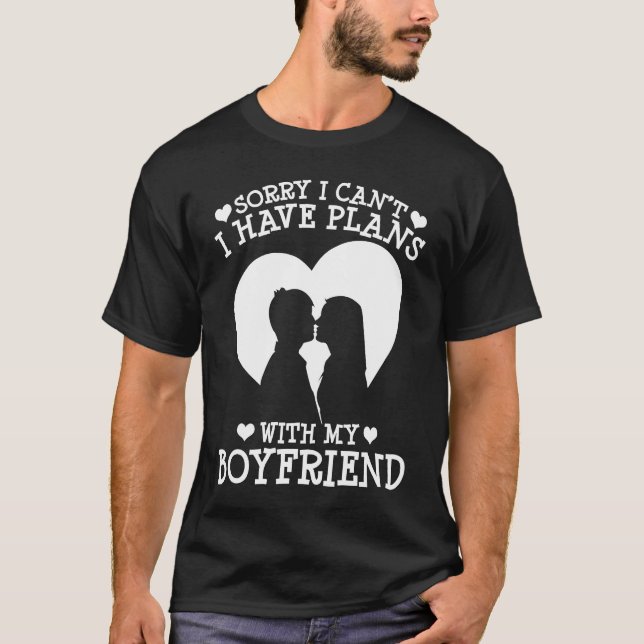 Camiseta Casei-me, desculpe, não posso ter planos com o meu (Frente)