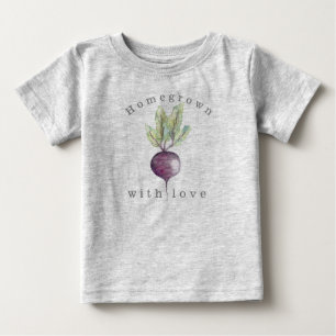 Camiseta Caseiro com vegetariano orgânico da beterraba d