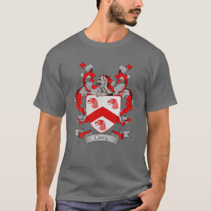 Camiseta Casey Casaco De Armas Crest Familiares De Apelid