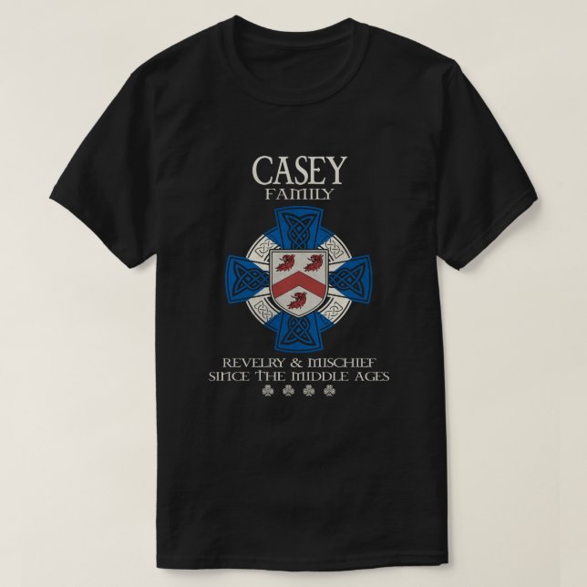 Camiseta Casey Family Scots Scotland Casey sobrenome escocê (Frente do Design)