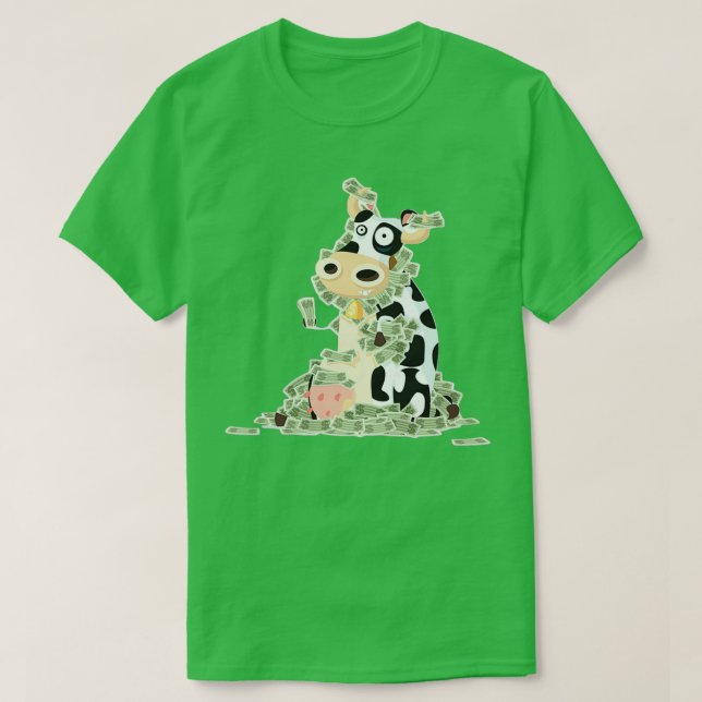 Camiseta Cash Cow Cash Flow Gerador Gerador  (Frente do Design)