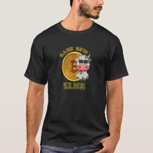 Camiseta Cash Cow Club Bitmoney Crypto Hodl Mining