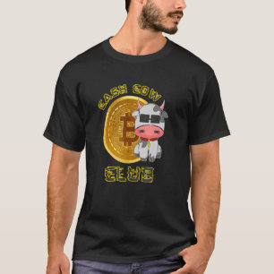 Camiseta Cash Cow Club Bitmoney Crypto Hodl Mining