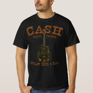Camiseta Cash Guitar Vintage Tennesee RocknRoll