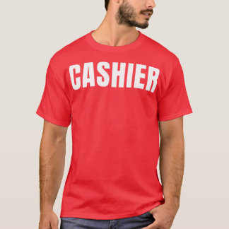 Camiseta Cashier Funny Job Title Profissão Aniversário Pres