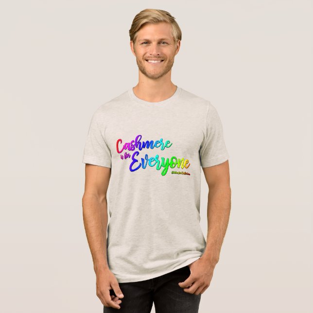 Camiseta Cashmere é para Homens (Frente Completa)