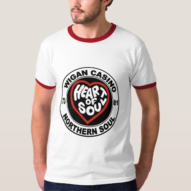 Camiseta Casino do norte de Wigan da alma (Frente)
