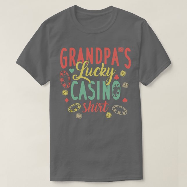 Camiseta Casino Funny Gambling (Frente do Design)