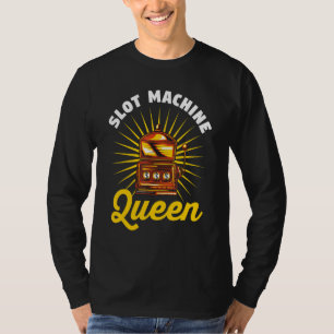 Camiseta Casino Gambler Gambler Slot Machine Queen