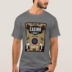 Camiseta Casino Gambling Poker Roulette