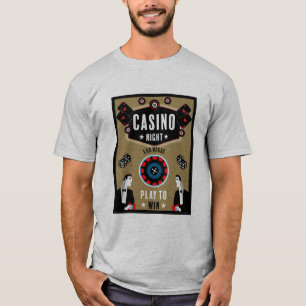 Camiseta Casino Gambling Poker Roulette