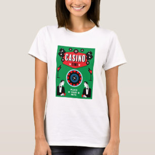 Camiseta Casino Gambling Poker Roulette