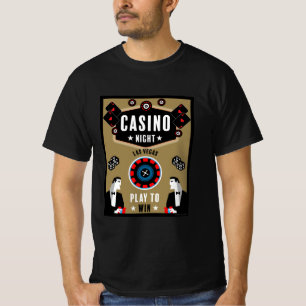 Camiseta Casino Gambling Poker Roulette