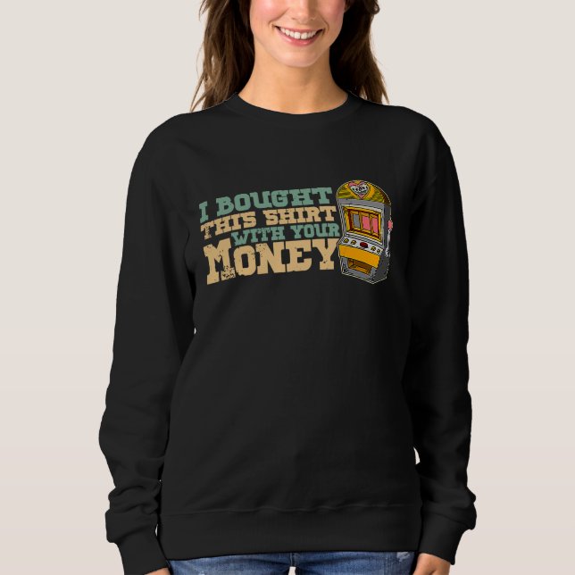Camiseta Casino slot machines gambler gambling pub saying   (Frente)