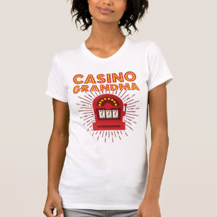 Camiseta Casino Vovó Slot Machine Jogo Vovó