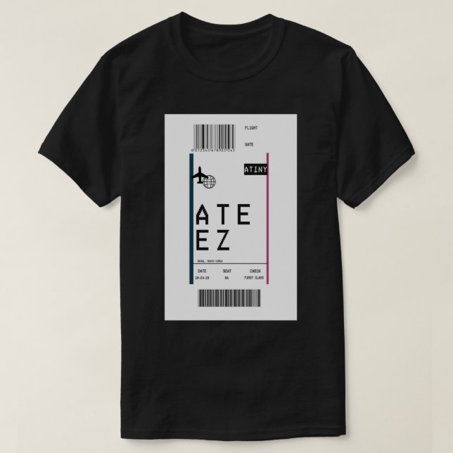 Camiseta CASO ATEEZ Boembarque Pass Samsung Galaxy Soft (Frente do Design)