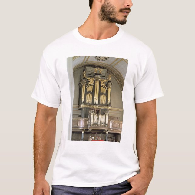 Camiseta Caso de madeira do órgão, c.1685-6 (Frente)